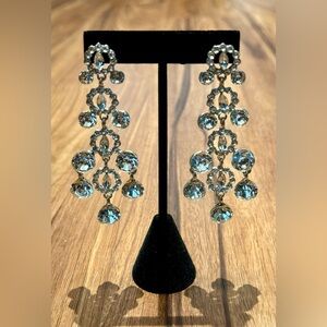 New Jim Ball Swarovski Crystal Dangle Earrings